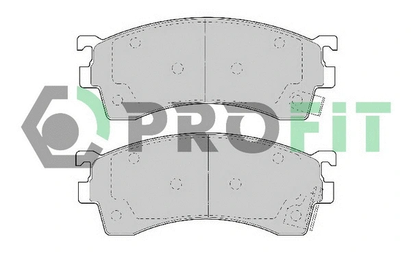 Brake Pad Set, disc brake (5000-0950)