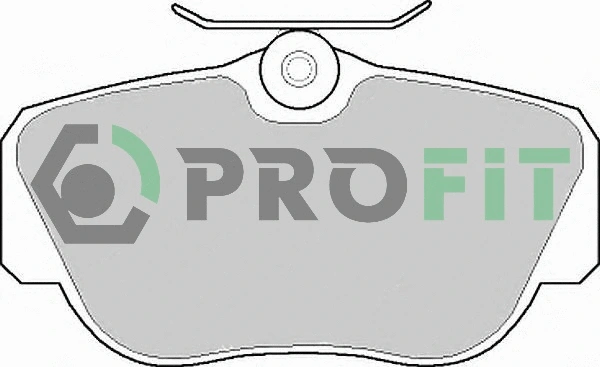 Brake Pad Set, disc brake (5000-0669)