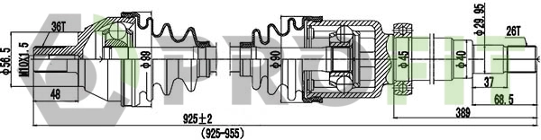 Drive Shaft (2730-3039)