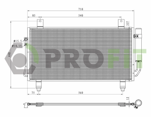 Condenser, air conditioning (1770-0272)