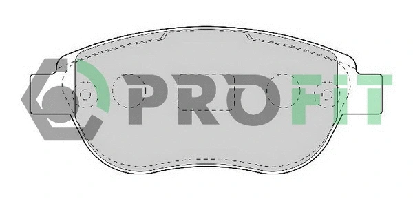 Brake Pad Set, disc brake (5000-1476 C)