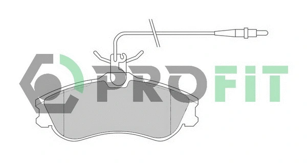 Brake Pad Set, disc brake (5000-1112)