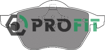 Brake Pad Set, disc brake (5000-0969)