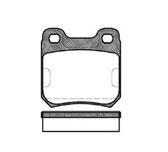 Brake Pad Set, disc brake (5000-0609)