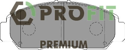 Brake Pad Set, disc brake (5005-1669)