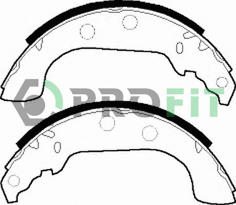 Brake Shoe Set (5001-0268)
