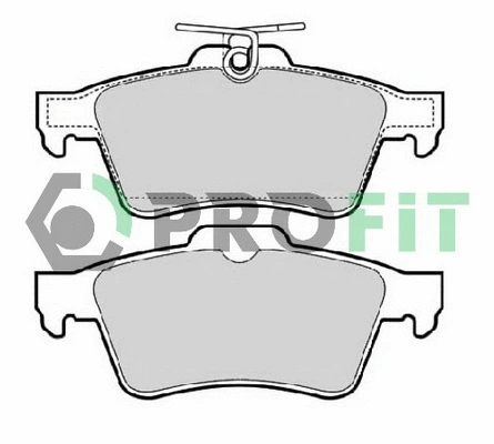 Brake Pad Set, disc brake (5000-1766)