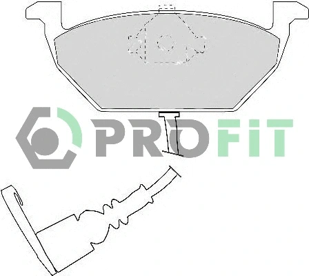 Brake Pad Set, disc brake (5000-1398 C)
