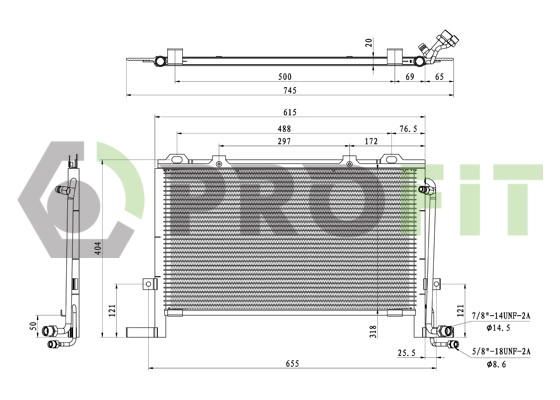 Condenser, air conditioning (1770-0316)