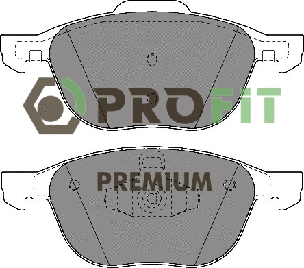 Brake Pad Set, disc brake (5005-1594)