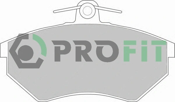Brake Pad Set, disc brake (5000-0774)