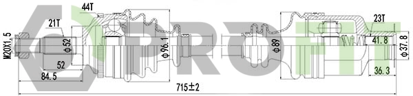 Drive Shaft (2730-0787)