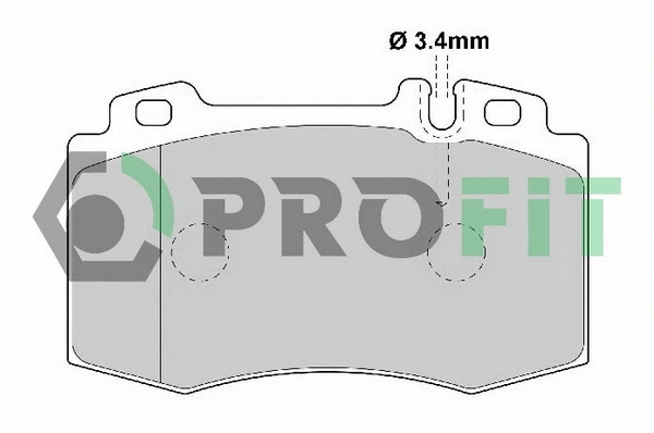 Brake Pad Set, disc brake (5000-1661)