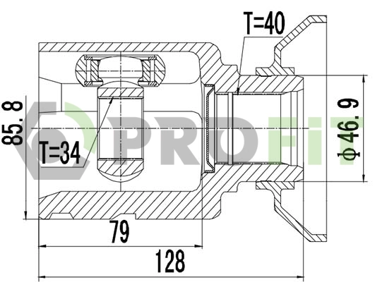 Joint Kit, drive shaft (2810-2039)