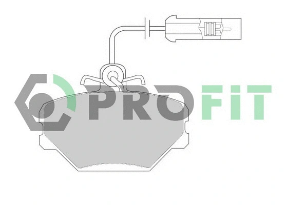Brake Pad Set, disc brake (5000-0524)