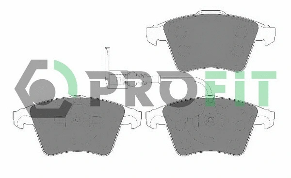 Brake Pad Set, disc brake (5000-1643 C)