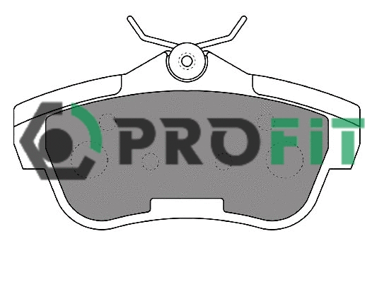 Brake Pad Set, disc brake (5000-1772)