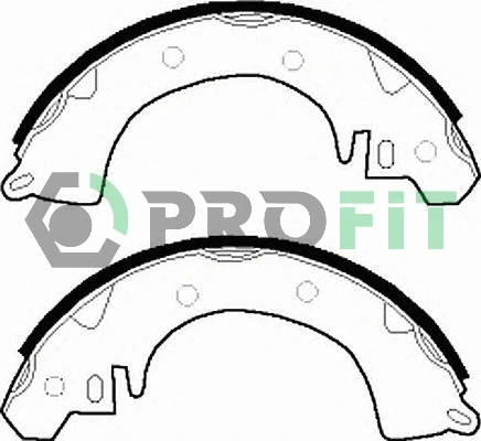 Brake Shoe Set (5001-0228)