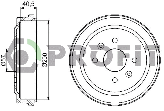 Brake Drum (5020-0005)