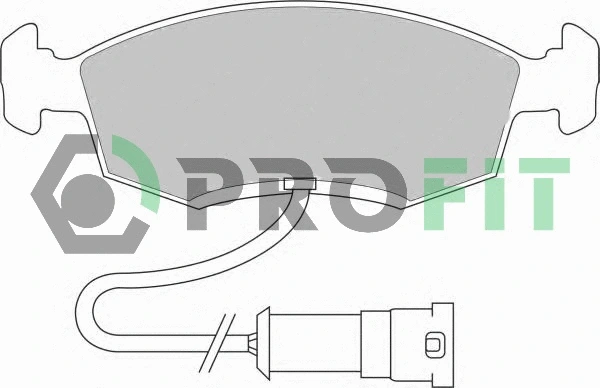Brake Pad Set, disc brake (5000-0276)