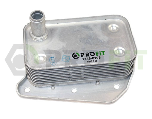 Oil Cooler, engine oil (1745-0105)