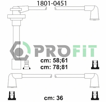 Ignition Cable Kit (1801-0451)