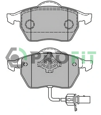 Brake Pad Set, disc brake (5000-1717 C)