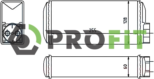 Heat Exchanger, interior heating (1760-0015)