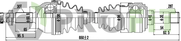 Drive Shaft (2730-3012)