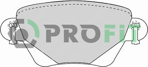 Brake Pad Set, disc brake (5000-1416)