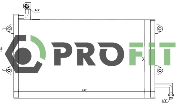 Condenser, air conditioning (1770-0008)