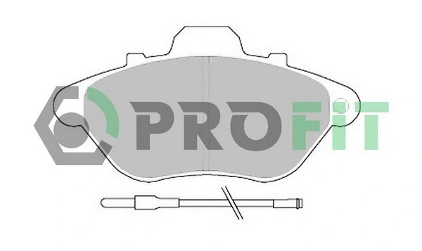 Brake Pad Set, disc brake (5000-0623)