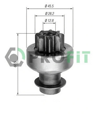 Freewheel Gear, starter (1910-8066)