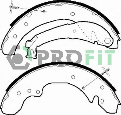 Brake Shoe Set (5001-0534)