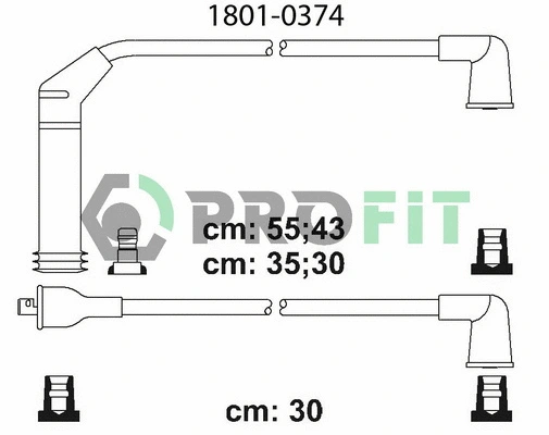 Ignition Cable Kit (1801-0374)