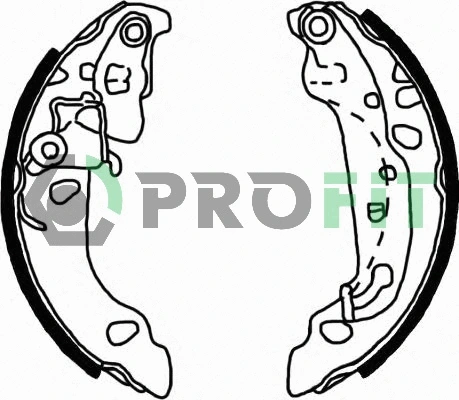 Brake Shoe Set (5001-0636)