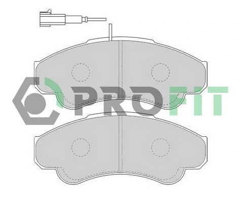Brake Pad Set, disc brake (5000-1479)