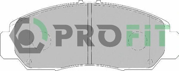 Brake Pad Set, disc brake (5000-1669)