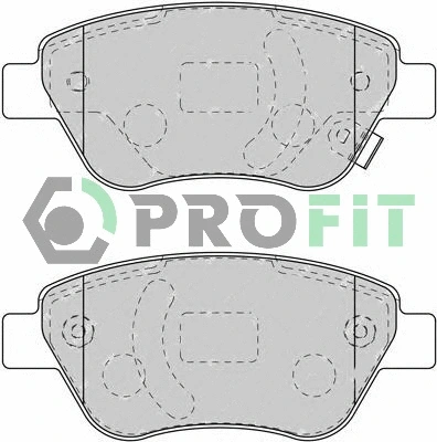 Brake Pad Set, disc brake (5000-1920 C)
