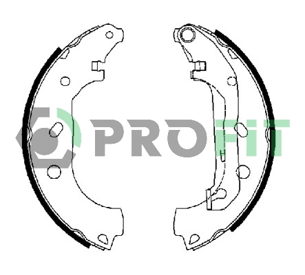Brake Shoe Set (5001-0648)
