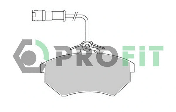 Brake Pad Set, disc brake (5000-0954)