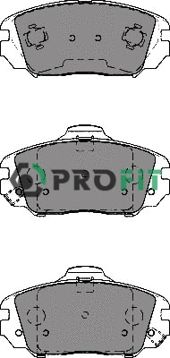Brake Pad Set, disc brake (5000-4246)