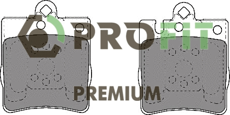 Brake Pad Set, disc brake (5005-1322)