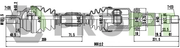 Drive Shaft (2730-0885)