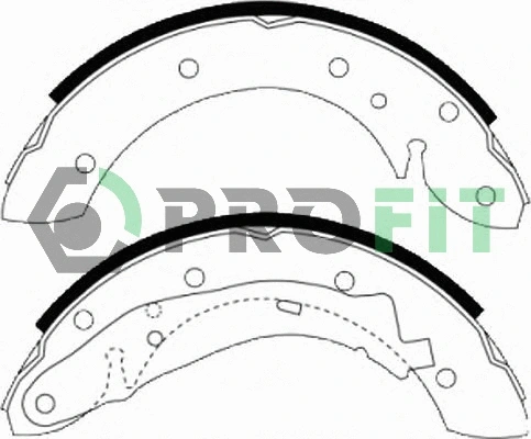 Brake Shoe Set (5001-0567)