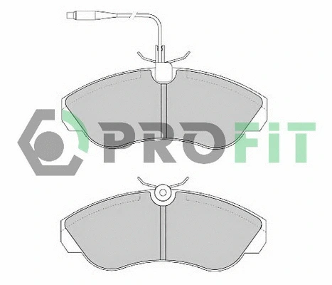 Brake Pad Set, disc brake (5000-0968)