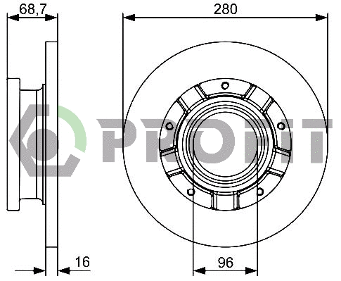 Brake Disc (5010-1573)
