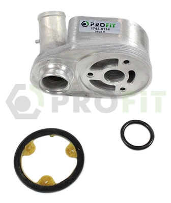 Oil Cooler, engine oil (1745-0114)