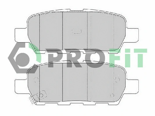 Brake Pad Set, disc brake (5000-1693)