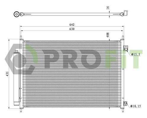 Condenser, air conditioning (1770-0251)